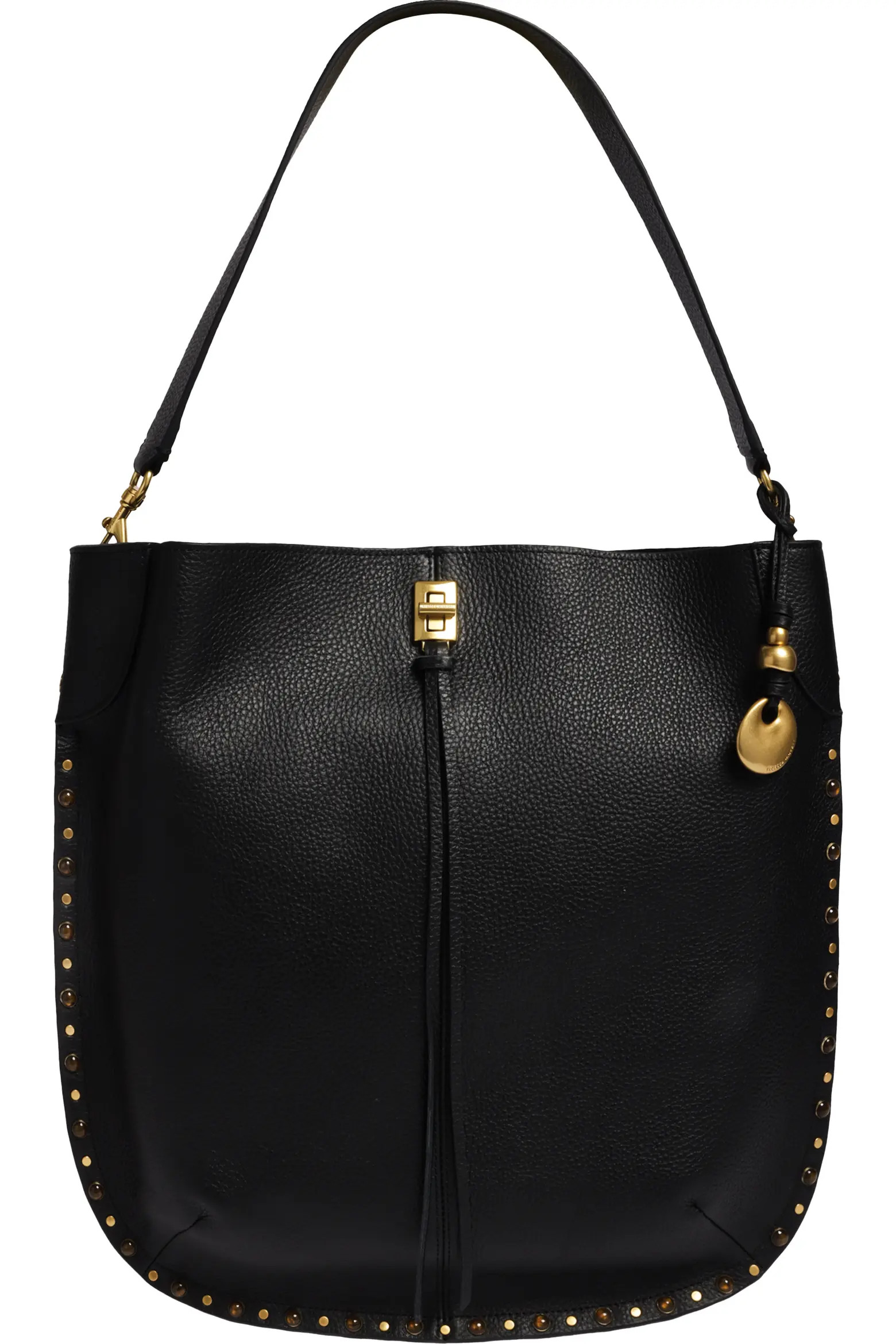 Slim Darren Stud & Tiger's Eye Embellished Hobo Bag (Women) | Nordstrom | Nordstrom