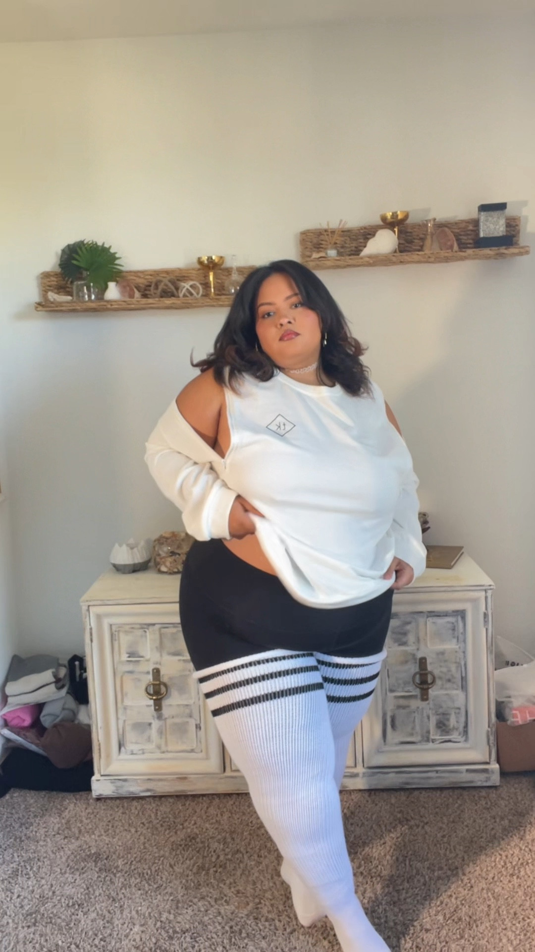 Get ready with me (GRWM) to do absolutely NOTHING. 

Often times you see on social media, girlies wearinf their best dressed, or getting unready. What about the days we realistically do absolutely nothing. Today just happens to be one of those days for me. 

Its the weekend, my kids are off school, i may run a errand or two, but today is a dont clean, dont cook, order food, and be lazy day. I think were allowed those once and a while. Meanwhile, you can still be cute and comfy in the house. 

Anything not listed here is on my social media links. You can find my on Instagram or TikTok at ReesieCherie in the Amazon links in bio! 

#LTKstyletip #LTKplussize #LTKmidsize