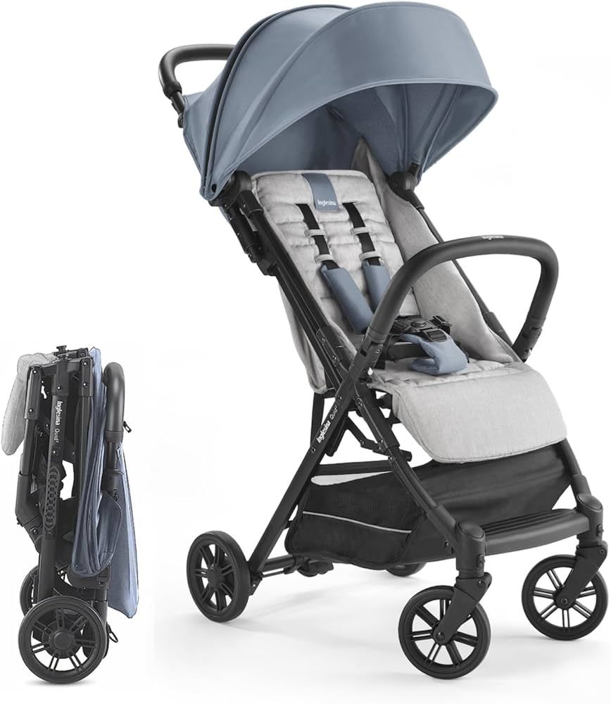 Inglesina Quid Stroller, Stormy Gray - Compact, Airplane Travel Stroller for Babies & Toddlers 3 ... | Amazon (US)