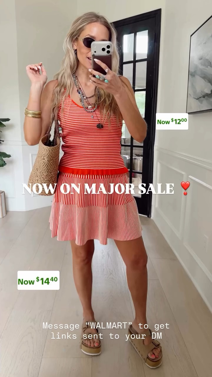 Cutest little matching set NOW ON MAJOR SALE ❣️you will catch me wearing this all summer. I love to wear them separate as well.

Wearing my tts (small) in both.

5’5” //120 lbs

#LTKootd #LTKdayinmylife #LTKSaleAlert