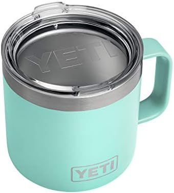 YETI Rambler 14 oz Mug, Stainless Steel, Vacuum Insulated with Standard Lid | Amazon (US)