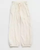 Aerie Baggy Barrel Leg Fleece Pant | Aerie