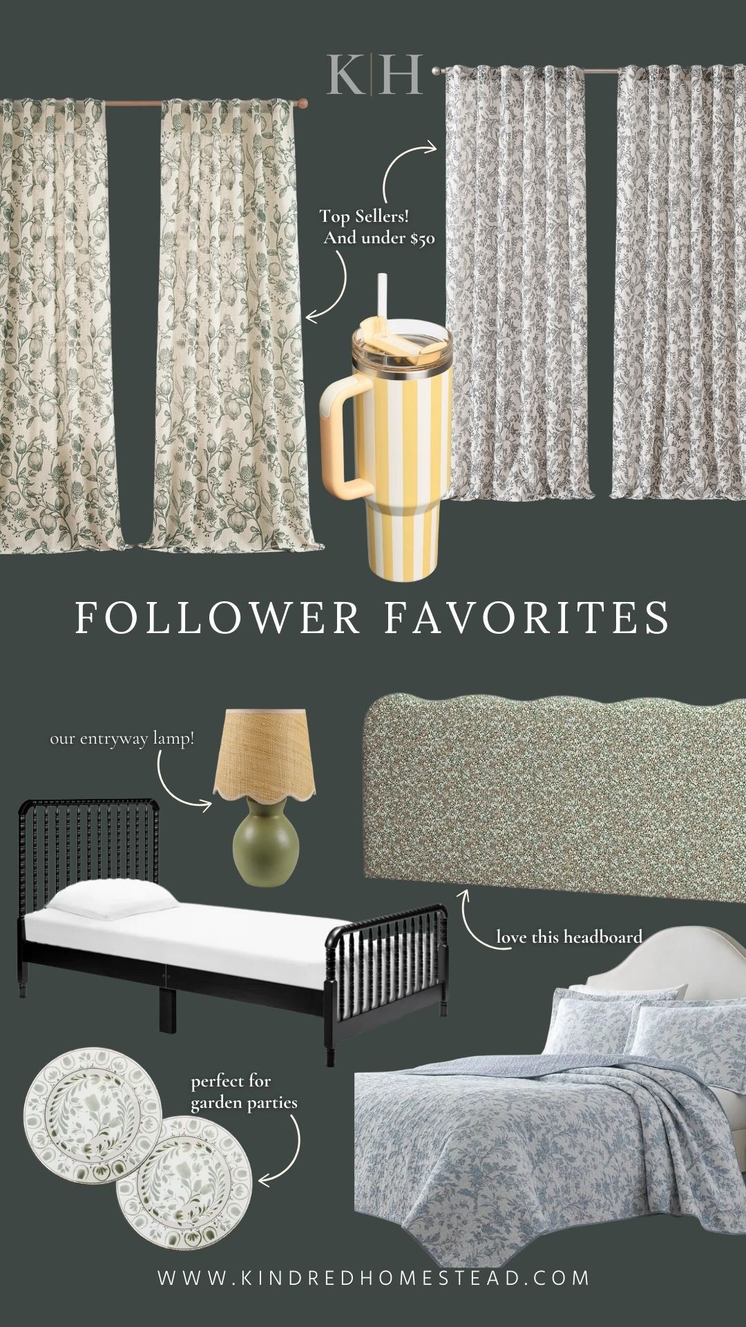 Follower favorites featuring floral curtains, headboard, bed frames, lighting, and lifestyle favorites for timelessly collected traditional home decorr

#LTKHome

#LTKHome