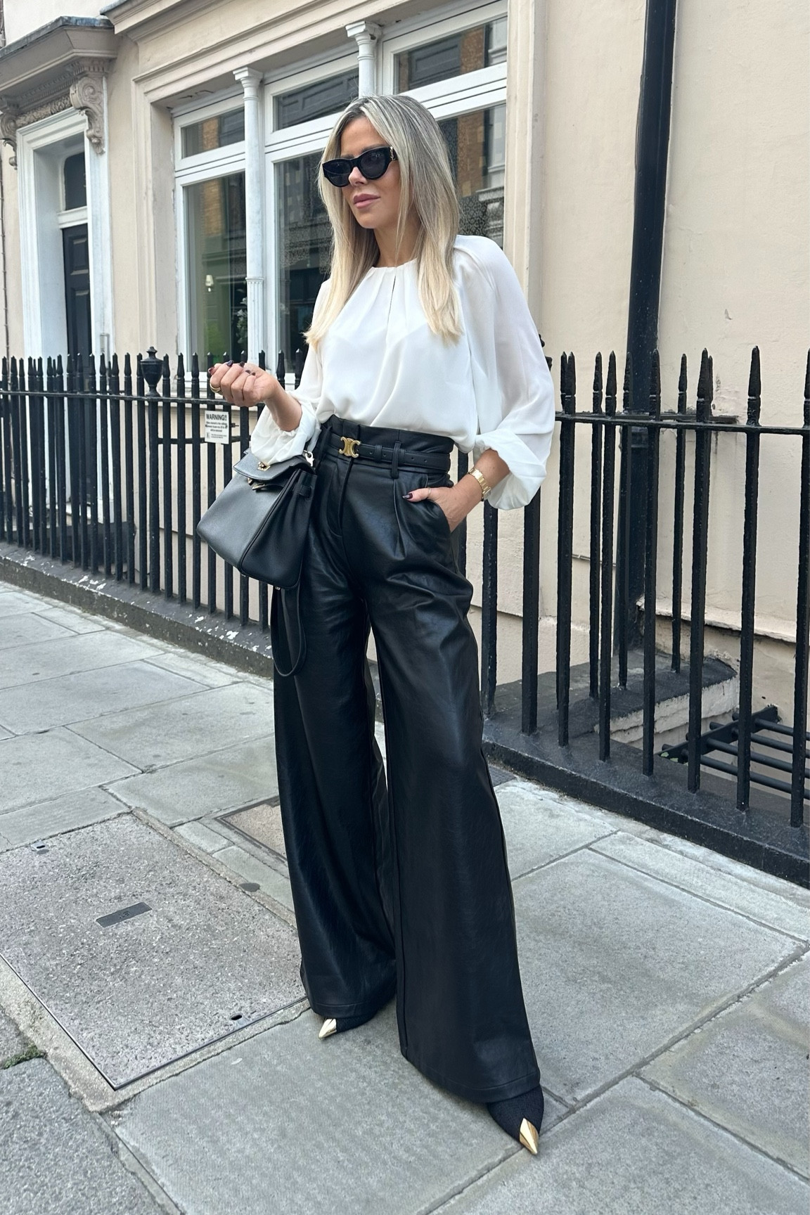 Faux leather trousers ⚡️ #minimalstyle #neutralstyle ##wearthisnext #autumnstyle #autumnputfit 

#LTKautumn #LTKstyletip #LTKuk