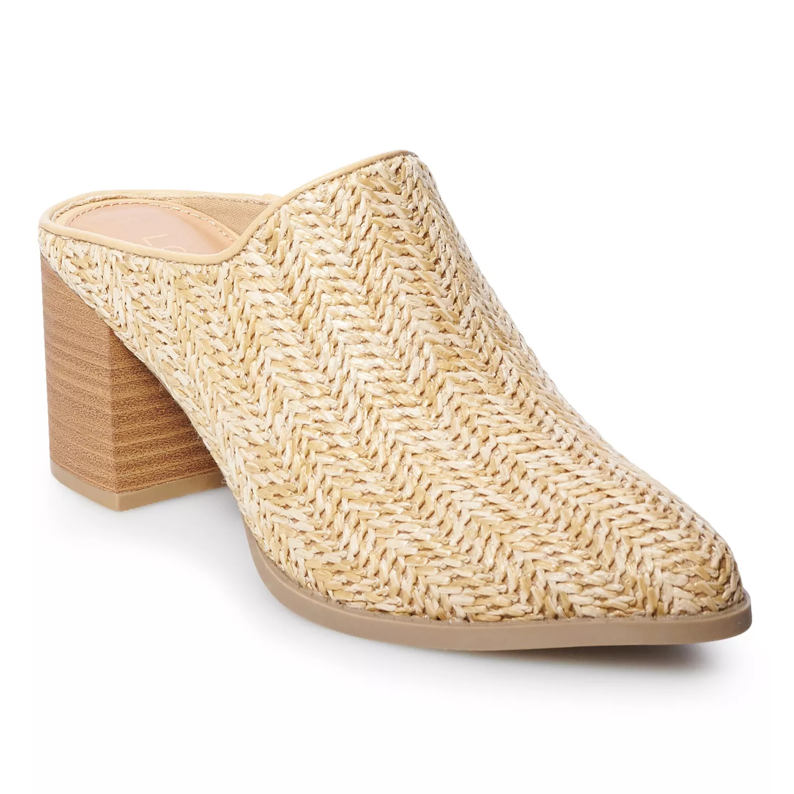 LC Lauren Conrad Women's Woven Mules, Size: 5.5, Med Beige | Kohl's