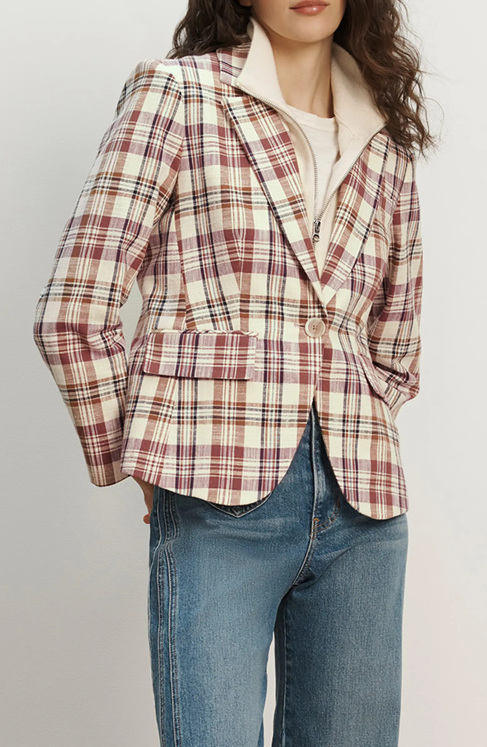 Tyra Plaid Dickey Jacket | Nordstrom