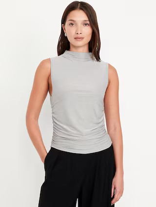 Ruched Shine Top | Old Navy (US)