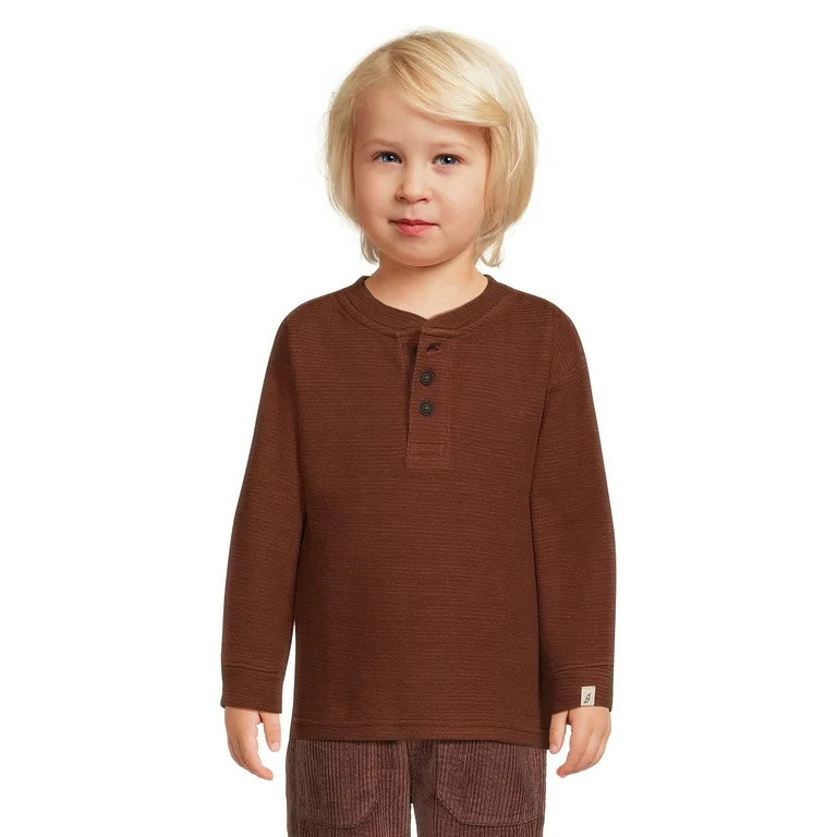 easy-peasy Toddler Boy Long Sleeve Henley T-Shirt, Sizes 12 Months-5T - Walmart.com | Walmart (US)