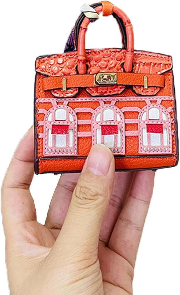 Mmsu Mini House Bag Charm, Fashion keychain Accessory For Handbags Tote Purse Crossbody Shoulder ... | Amazon (US)