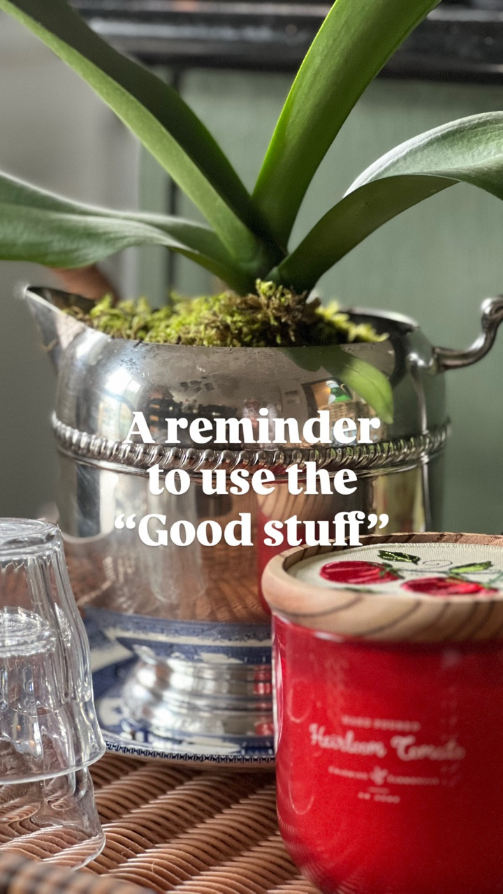 Somewhere along the way, we started saving the ‘good stuff’... for someday.❤️ Comment SHOP for my favorite silver cleaners!! 

But this pitcher? It was my grandmother’s.

And instead of letting it sit tucked away, I gave it a little love... and now it holds fresh flowers🌷, sometimes a plant... sometimes just a moment.

Because the truth is-these pieces were never meant to be hidden.
They were meant to be part of our everyday life.

SHARE this with someone who needs a reminder to use the “good stuff”❤️

#usethegoodstuff #homedecorideas #antiquestorefinds #grandmas