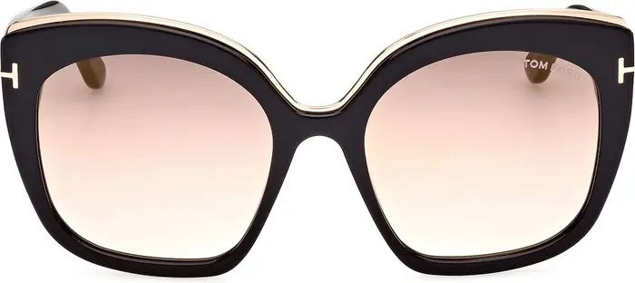 Tom Ford Chantalle 55mm Gradient Butterfly Sunglasses | Nordstrom | Nordstrom