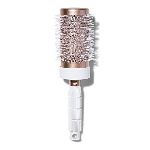 T3 Volume Round Hair Brush CeramicCoated Barrel Vented Round Brush for Blow Drying Heat Resistant Bristles, White/Rose Gold | Amazon (US)