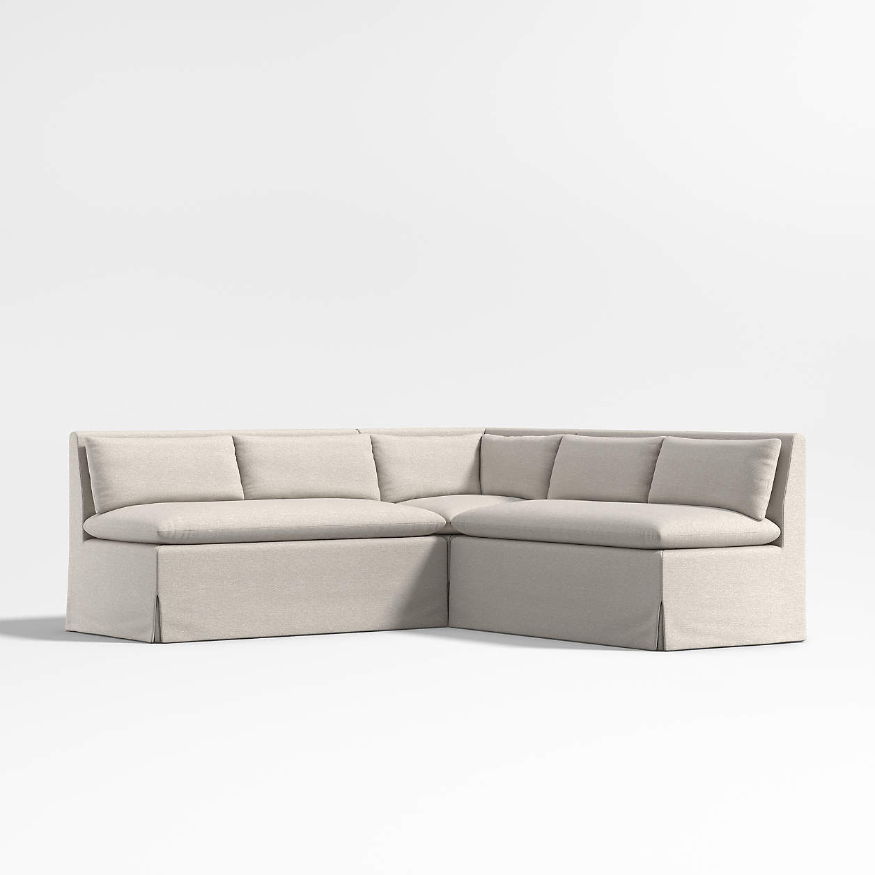 L-Shape Double Banquette | Crate & Barrel