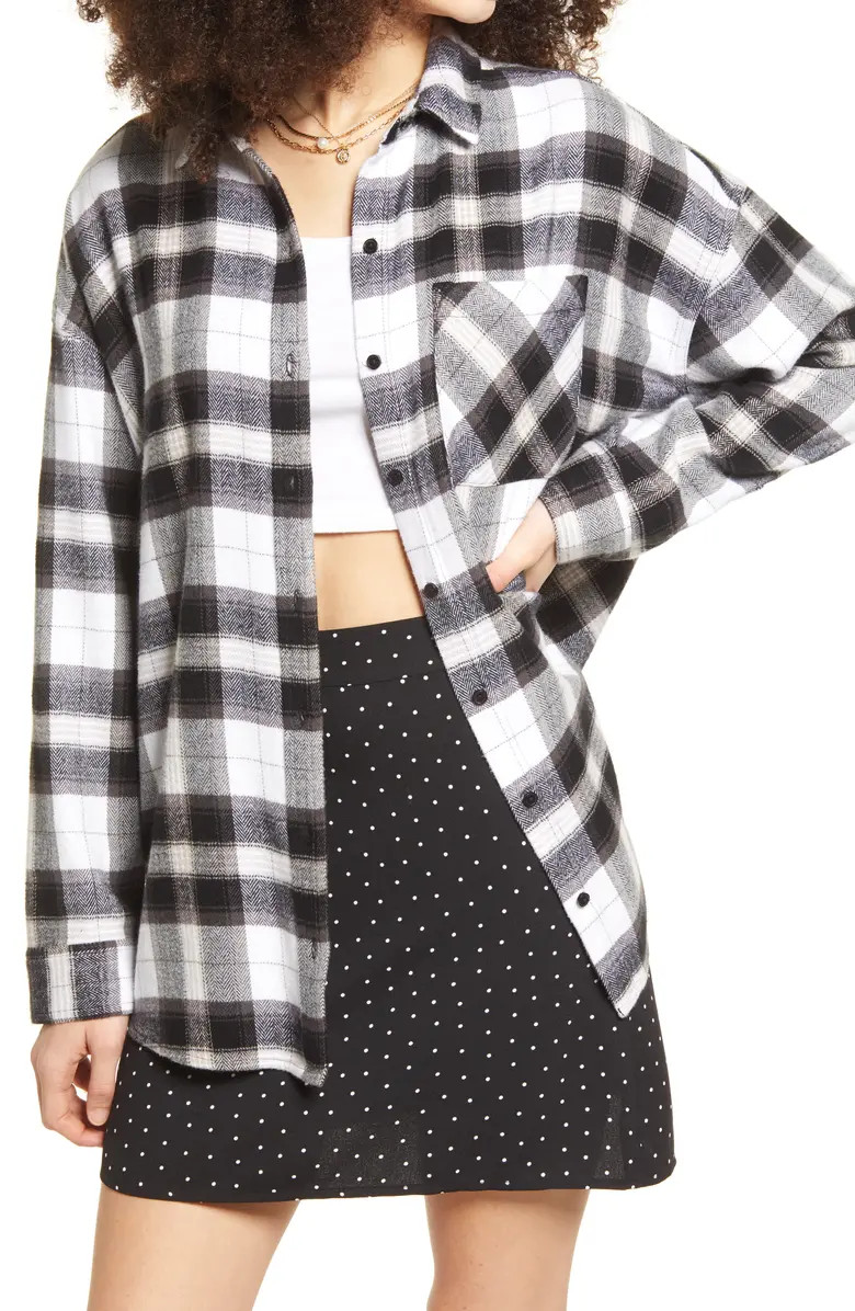 BP. Boyfriend Plaid Button-Up Shirt | Nordstrom | Nordstrom