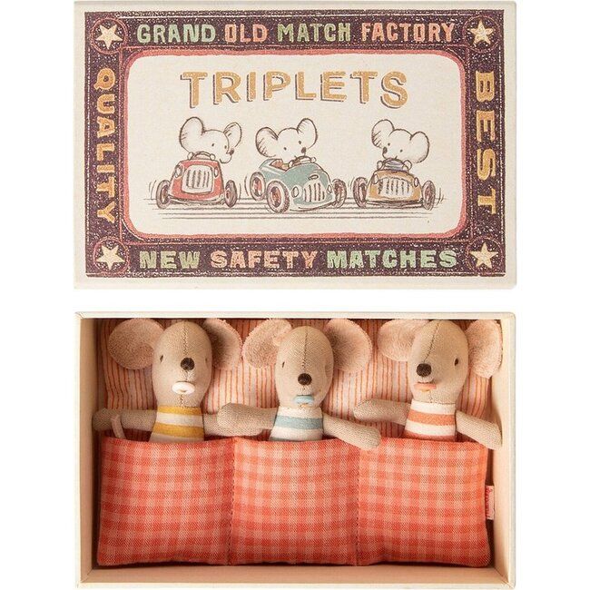 Baby Triplets in Matchbox | Maisonette