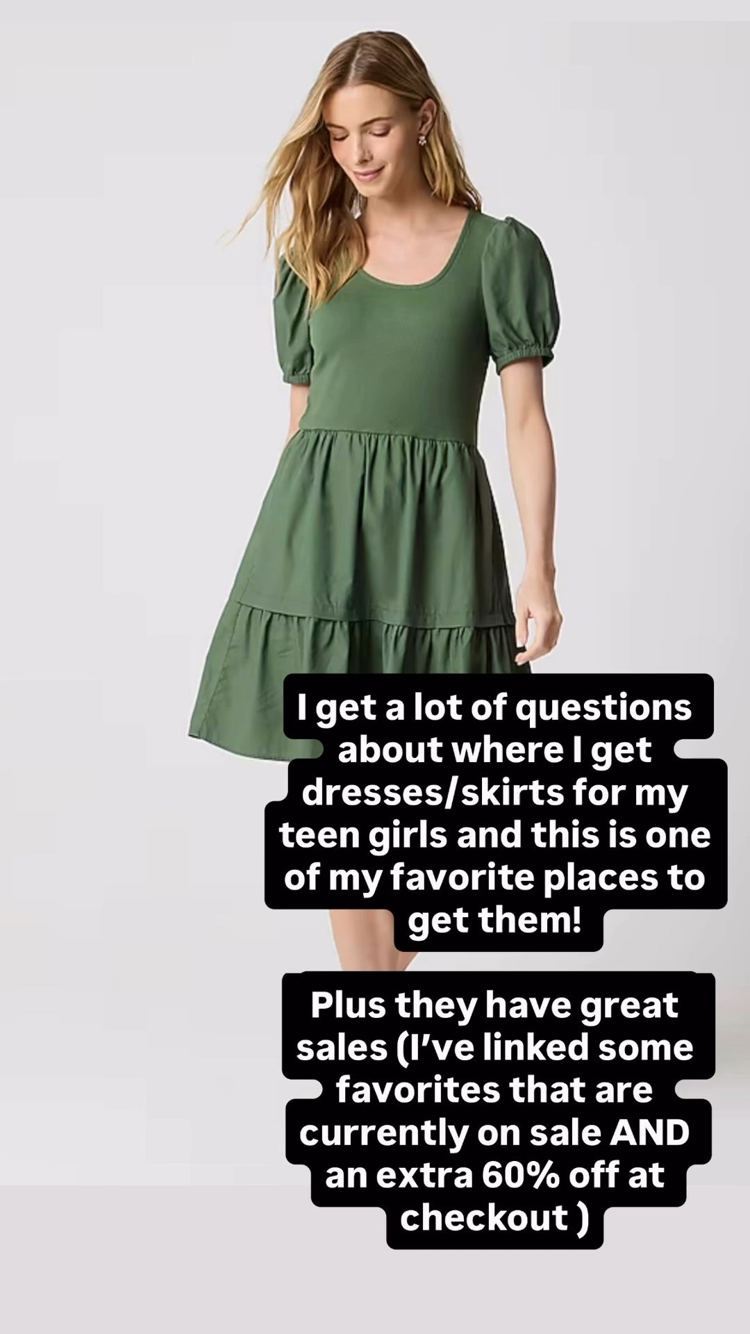 J Crew Factory is one of my favorite places to grab skirts and dresses for my teen girls! (They usually wear an XXS there) 

They’re having a big sale right now with an extra 60% off the clearance prices! 

Here are some favorites! 