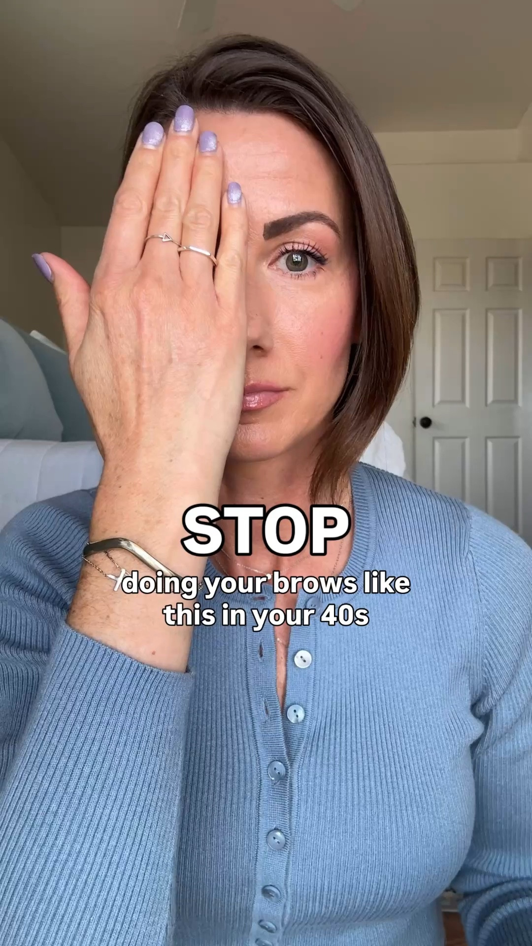 Friend…I’m here to help you age gracefully and look your best! 

With that being said…please stop completely filling in your brows. It’s heavy and dramatic and it’s weighing your face down.

Instead, use a brow gel to brush your brows up first. This will help lift your face. (But please…make sure your brows are trimmed nicely first because otherwise they’ll look like scared spider legs!)

Then, use a brow pen to make hairlike strokes to fill in your brows. This will look more natural and youthful. 

Give it a try! 

Disclaimer: I’m a certified makeup artist but the biggest rule in makeup is to wear what you feel great in. So although this is my personal opinion, do what gives you the most confidence in you 40s 💁🏻‍♀️

#LTKBeauty #LTKselfcare #LTKOver40