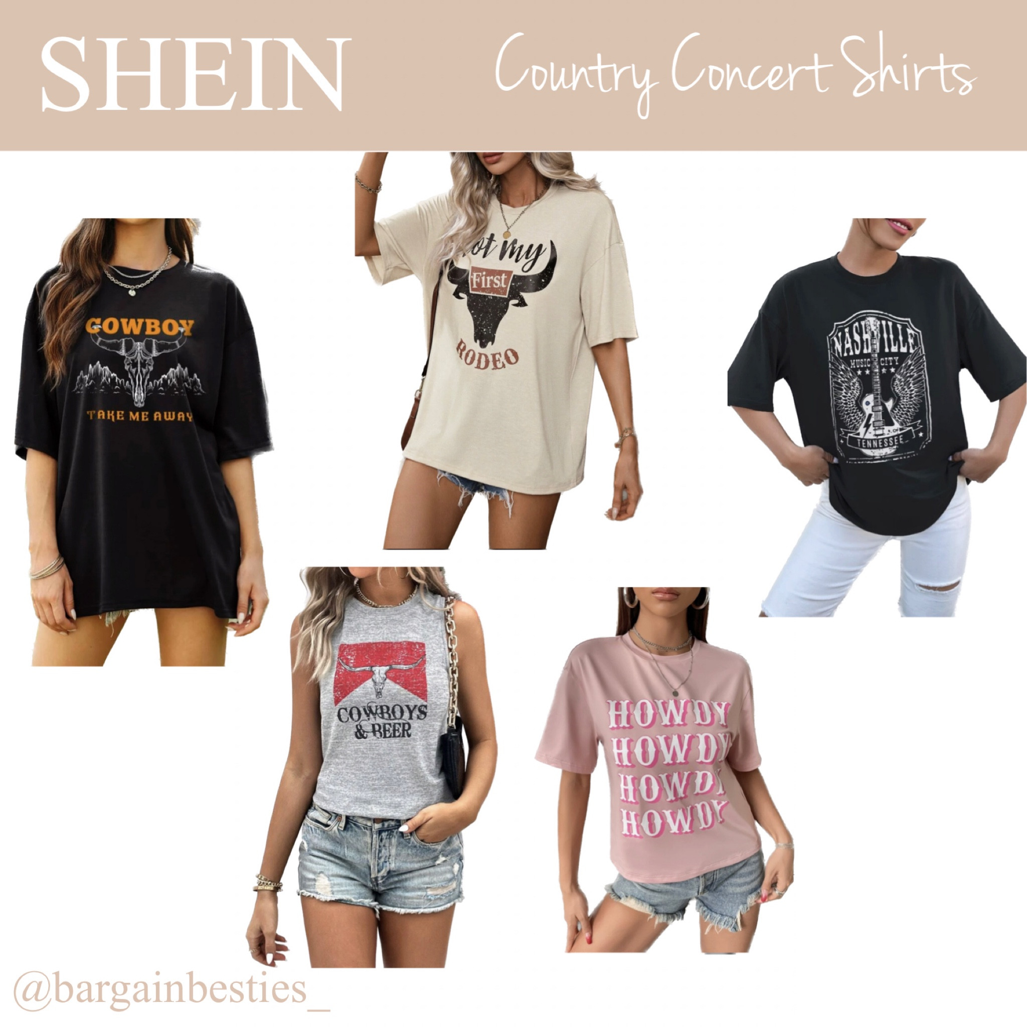 Country concert or Nashville trip tshirts shein haul

#LTKunder50 #LTKstyletip #LTKFind