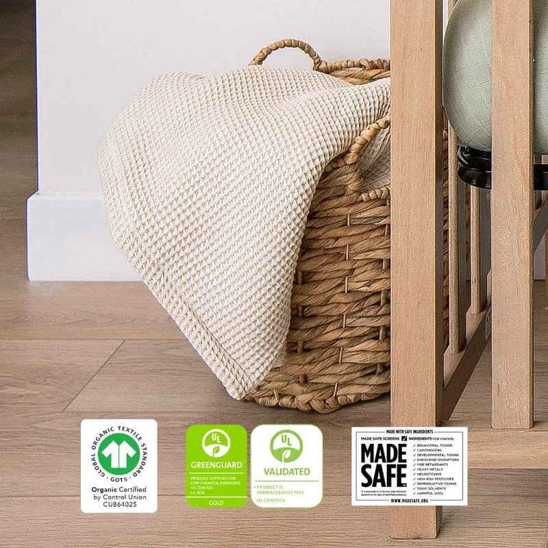 Organic Waffle Baby Blanket | Naturepedic