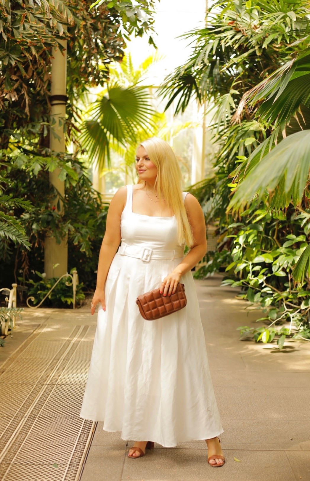 The white dress that gets worn on repeat in the Summer 🥰 It’s from Karen Millen and I’ve linked a similar one below 