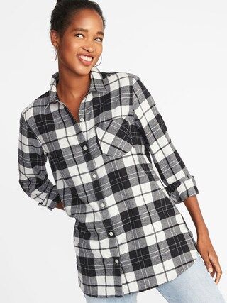 Relaxed Twill Tunic Shirt for Women | Old Navy US