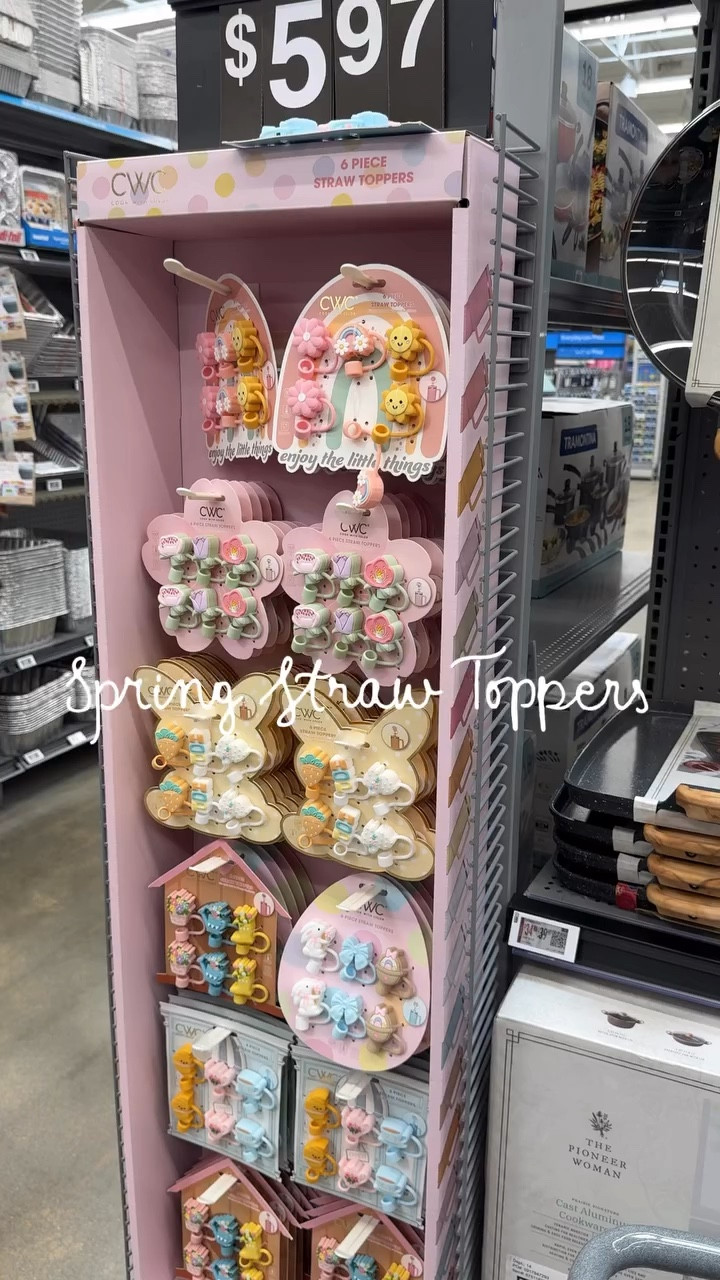 Spring and Easter straw toppers at Walmart! Follow + comment “SHOP” for a link! (make sure you’re following to receive it) ✨ & if you love Holiday finds and gift ideas, follow along for more! 

#walmartfinds