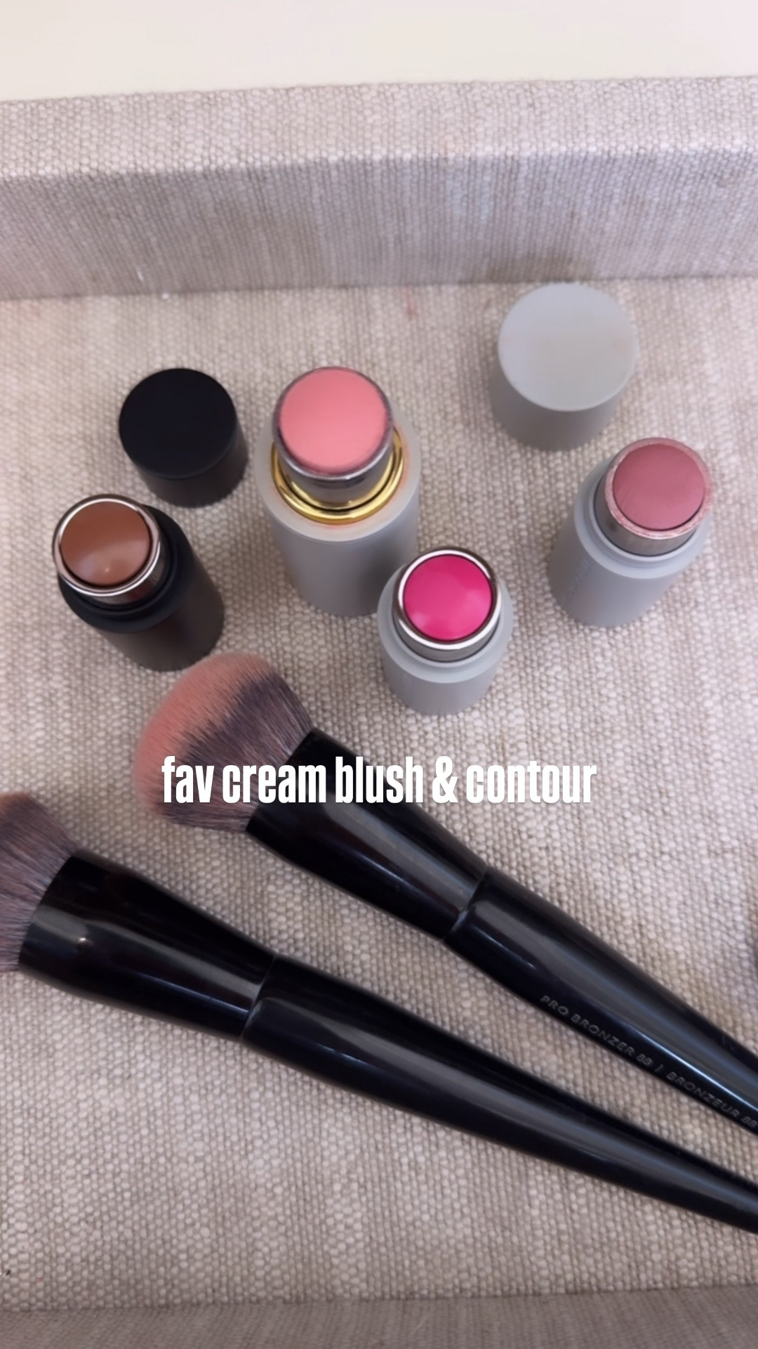 Cream blush & contour. 
Contour: Truffle
Blush (current fav): Coquette - a baby pink

#LTKSeasonal #LTKOver40 #LTKBeauty