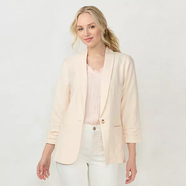 Women's LC Lauren Conrad Shawl Collar Blazer | Kohl's