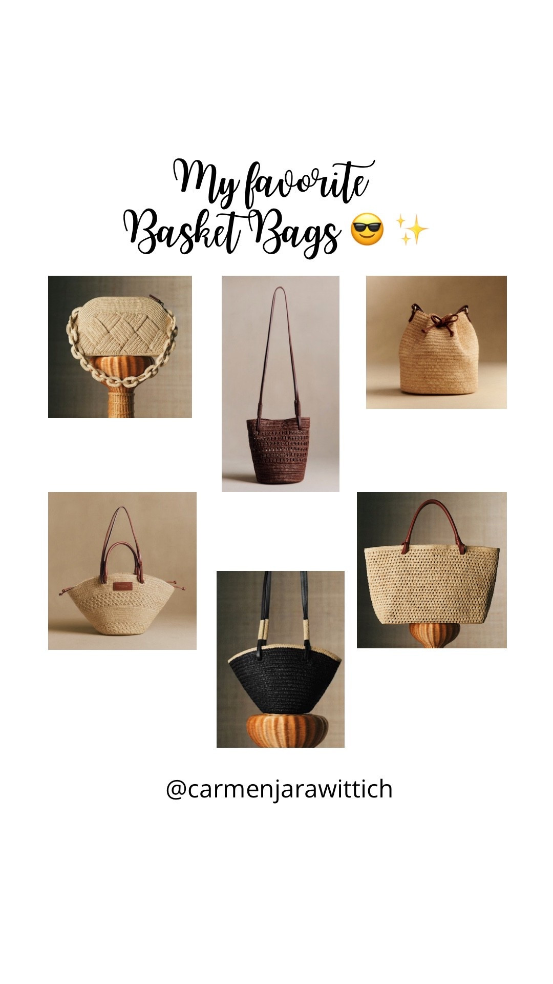 My favorite Basket Bags 😎✨

#basketbag #korb #korbtasche #strandtasche #ltkbag #ltksummer #ltkspring #frenchfashion #sezane

#LTKtravel #LTKeurope #LTKswimwear