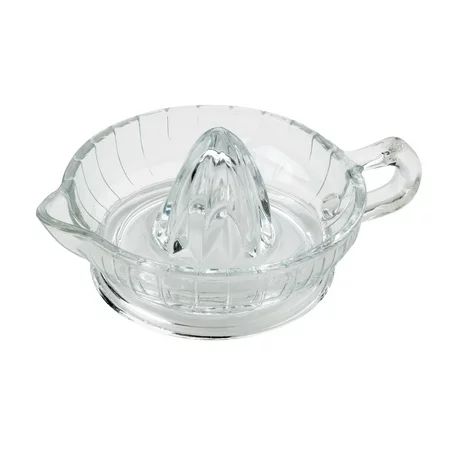 HIC Citrus Juicer Reamer with Handle and Pour Spout Heavyweight Glass | Walmart (US)