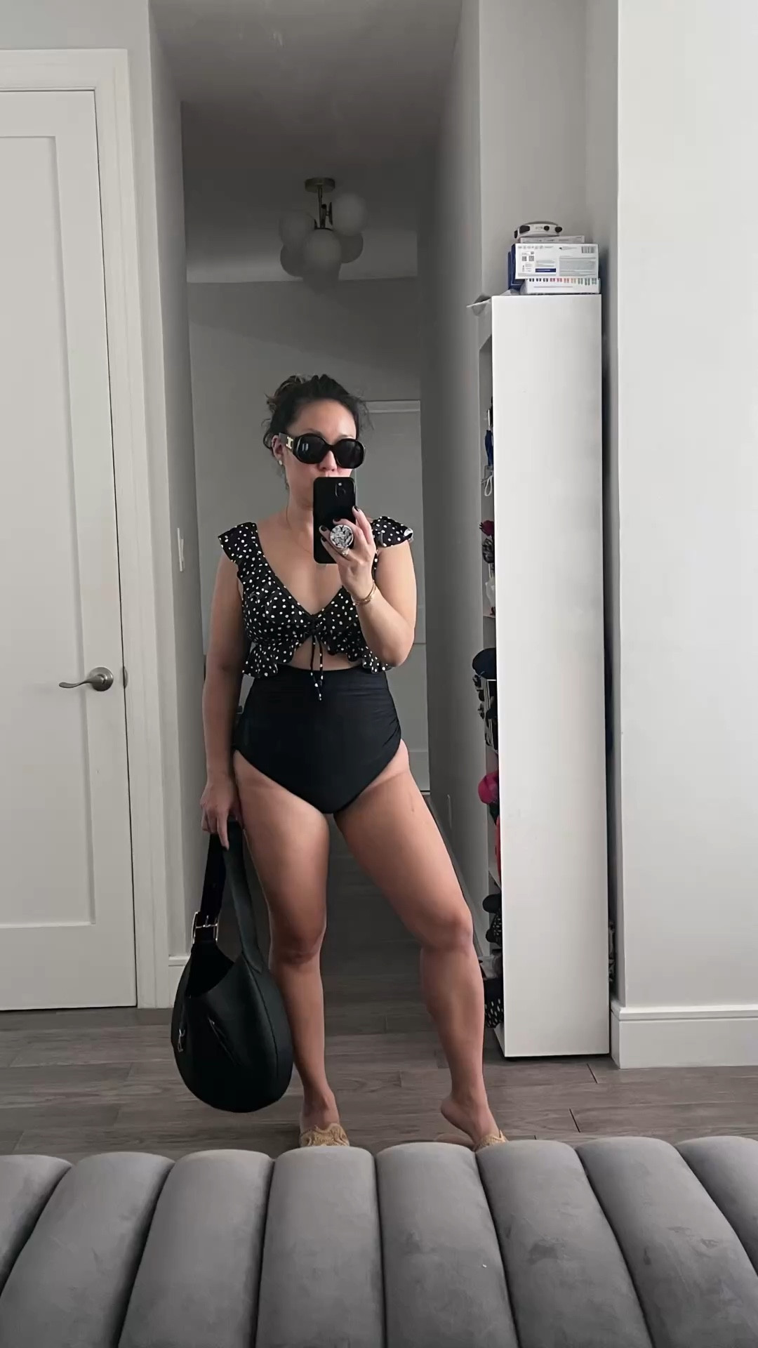 One piece swim. Black and white outfit. I’m wearing an xs. Adjustable straps. Tie back. Ruched center. Great fit! So many colorways. Which one would you choose?

#LTKSpringSale #LTKSwim #LTKTravel