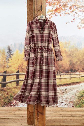Soft Touch Plaid Shirtdress | Coldwater Creek
