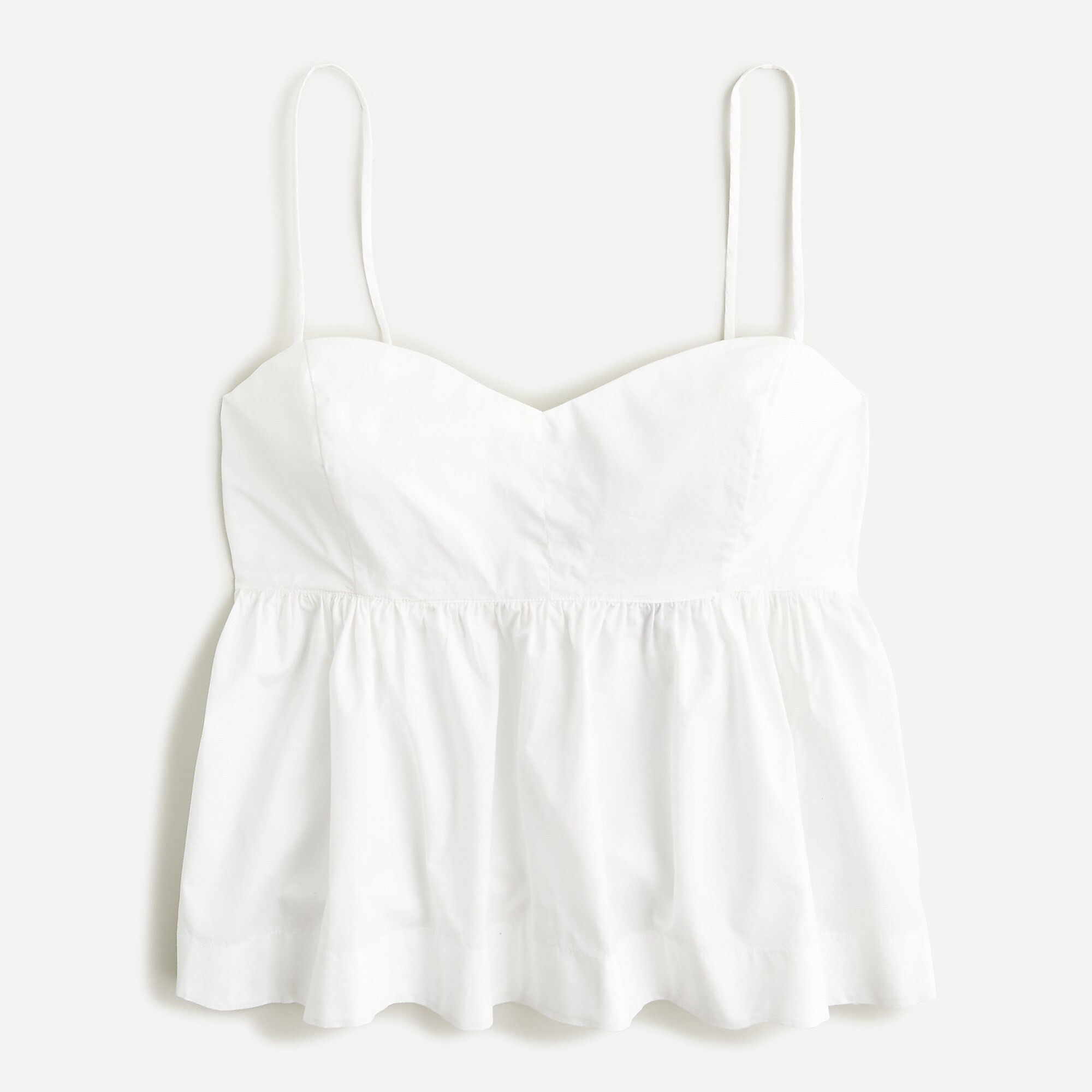 Flowy cotton poplin camisole | J. Crew US