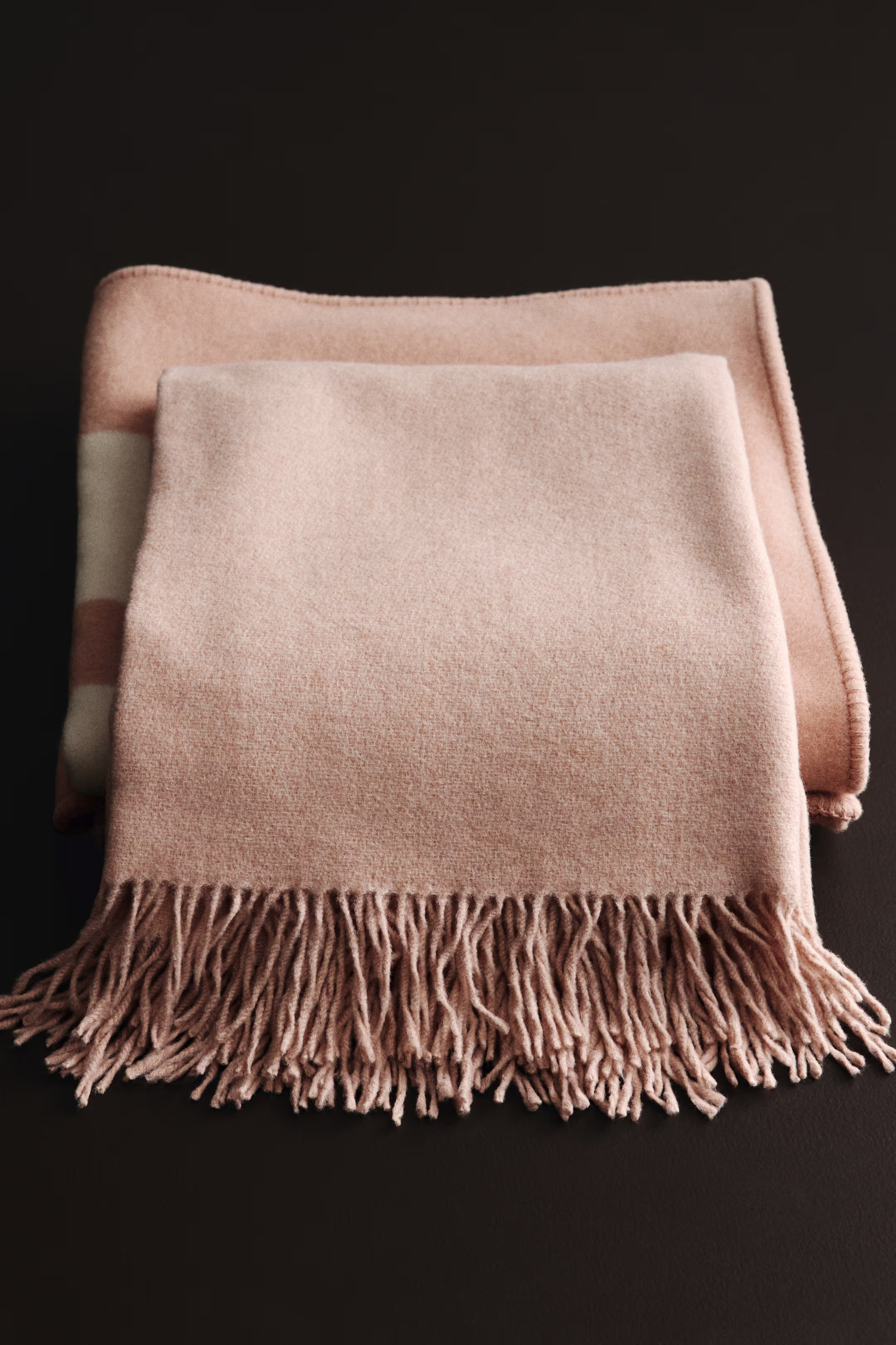 Wool-Blend Throw with Fringe | H&M (US + CA)