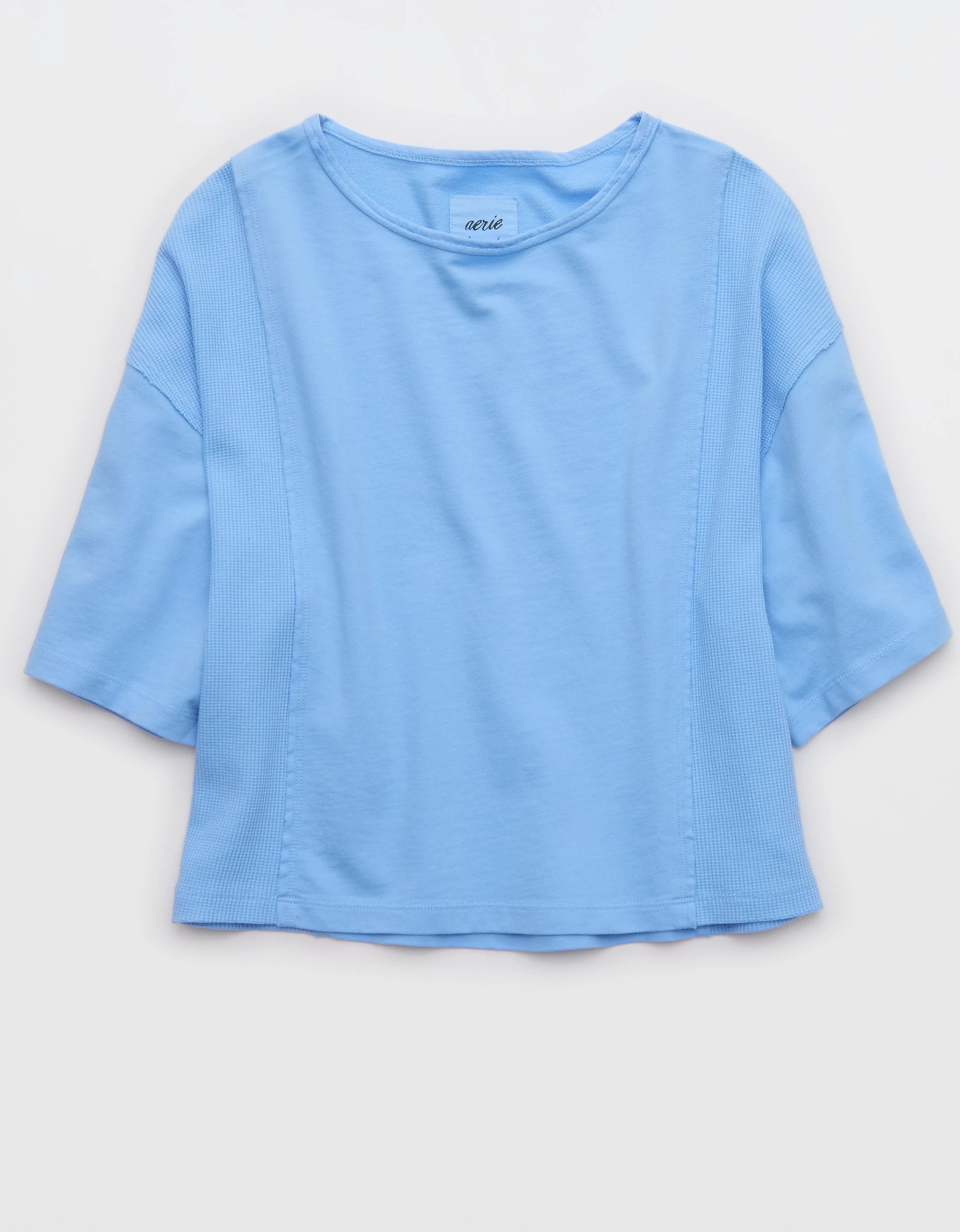 Aerie Unwind Waffle T-Shirt | American Eagle Outfitters (US & CA)