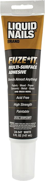 Liquid Nails LN-547 Fuze*It Multi-Purpose Repair Adhesive, 5 oz | Amazon (US)