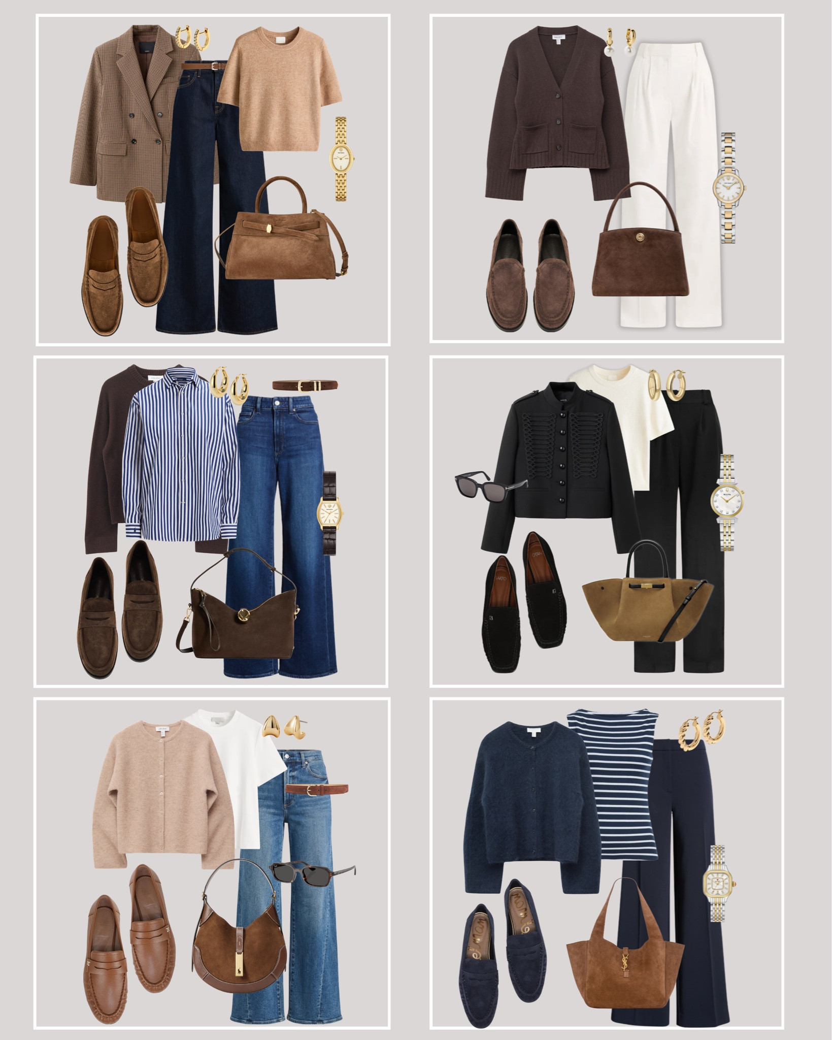 6 Workwear Outfits with Loafers!👞🍂