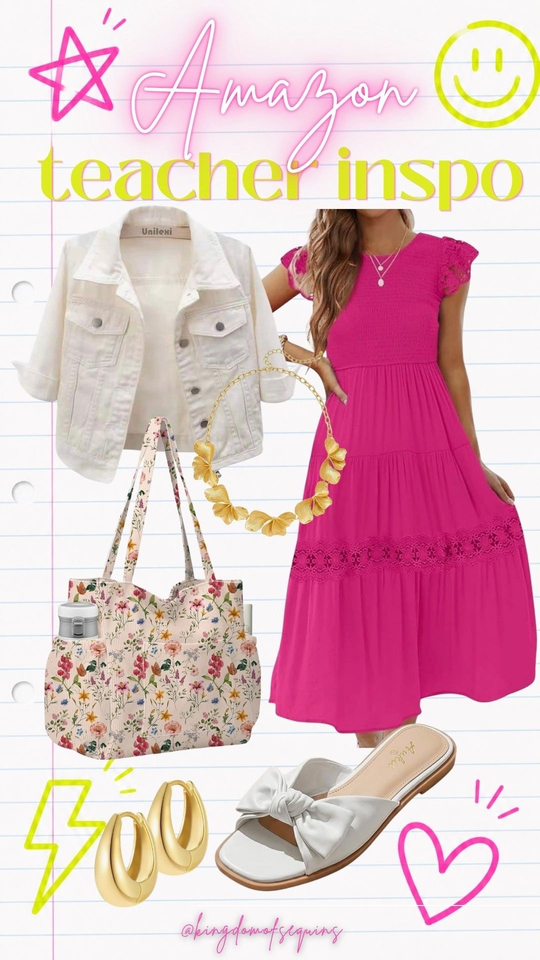 The cutest teacher outfit idea from Amazon.

#LTKootd #LTKSeasonal #LTKWorkwear