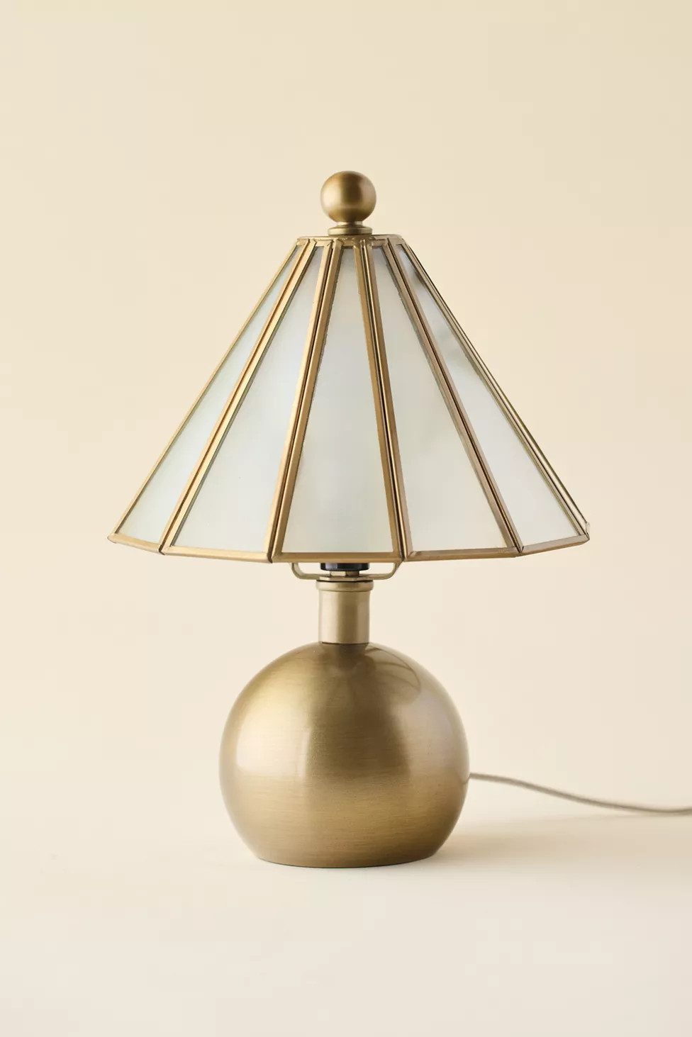 Paneled Glass Table Lamp | Urban Outfitters (US and RoW)
