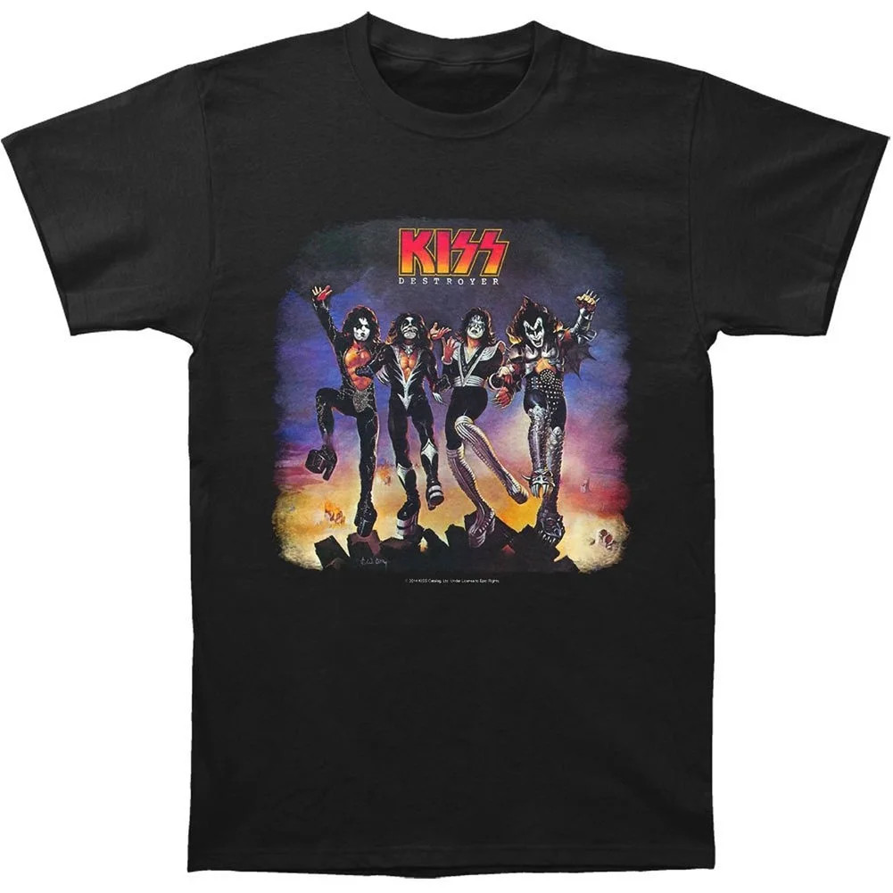 Kiss Men's Destroyer Adult Short Sleeve T Shirt | Walmart (US)