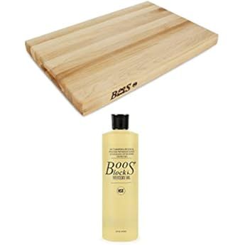 John Boos Block Chop-N-Slice Maple Wood Edge Grain Reversible Cutting Board, 18 Inches x 12 Inches x | Amazon (US)