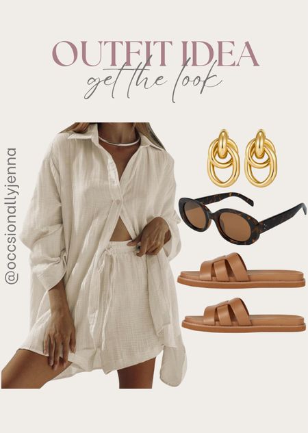 Shop the look from Amazon! 

Casual outfit, summer style, two piece outfit, gold earrings, sunglasses, sandals, shoes 

#LTKShoeCrush #LTKStyleTip #LTKFindsUnder100