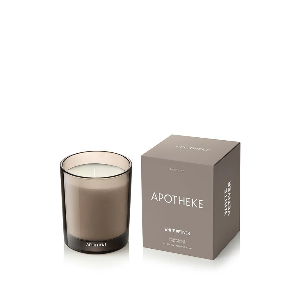 White Vetiver Petite Candle | Apotheke Co