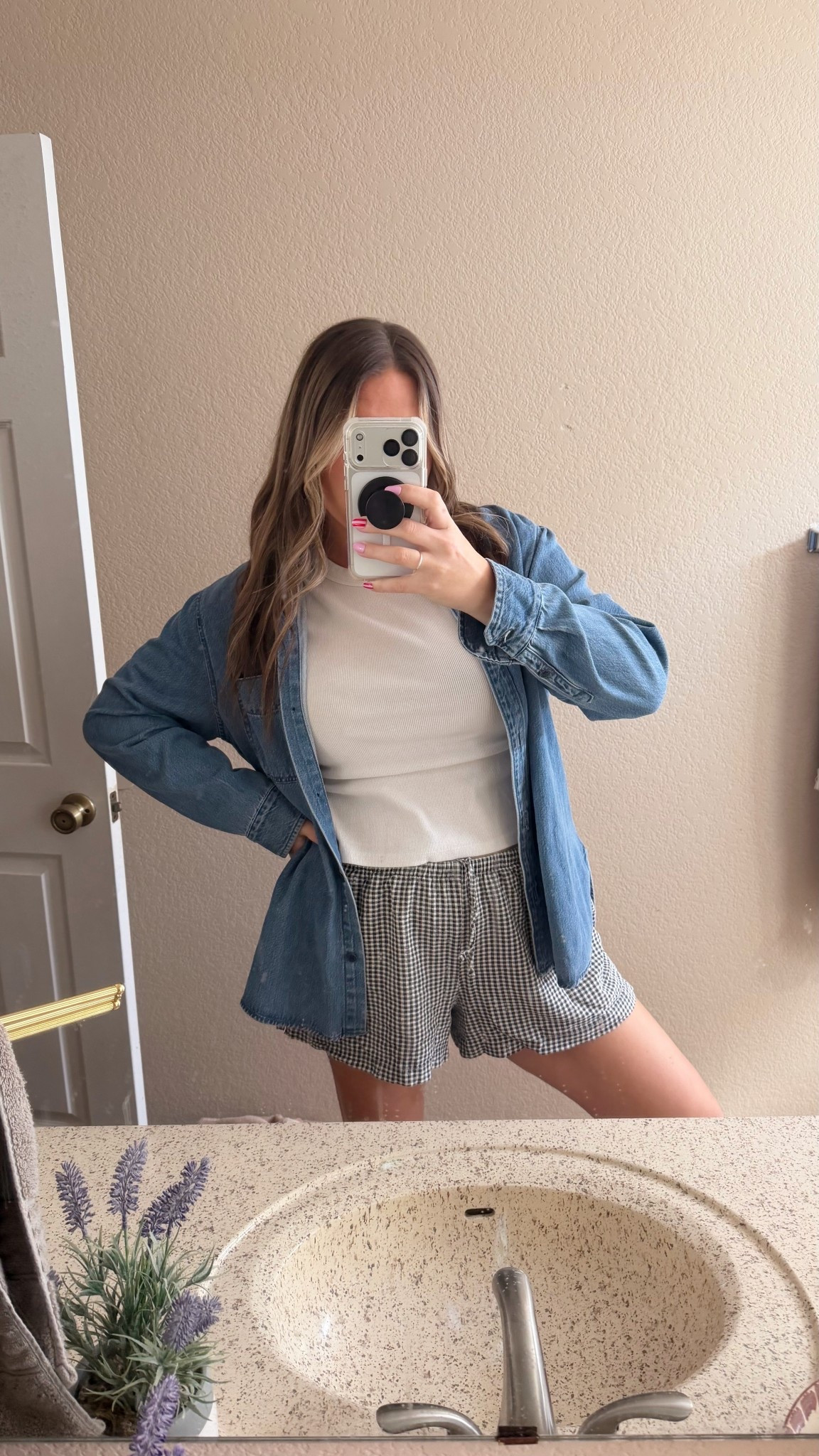 Casual mom outfit idea for spring 🌸

stay at home mom style, mom outfits, sahm style, everyday mom style, mom fashion, casual mom outfits, mom uniform, mom ootd, mom wardrobe, mom lifestyle, modern motherhood, mom creator, mom influencer

#LTKMidsize #LTKmomlife #LTKootd