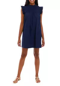 Women's Flutter Sleeve Smocked Dress | Belk