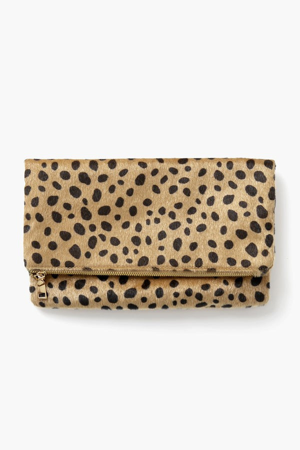 Leopard Foldover Clutch | Tuckernuck (US)