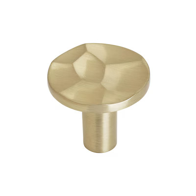 Amerock Kamari 1.1875-in Golden Champagne Round Contemporary Cabinet Knob Lowes.com | Lowe's