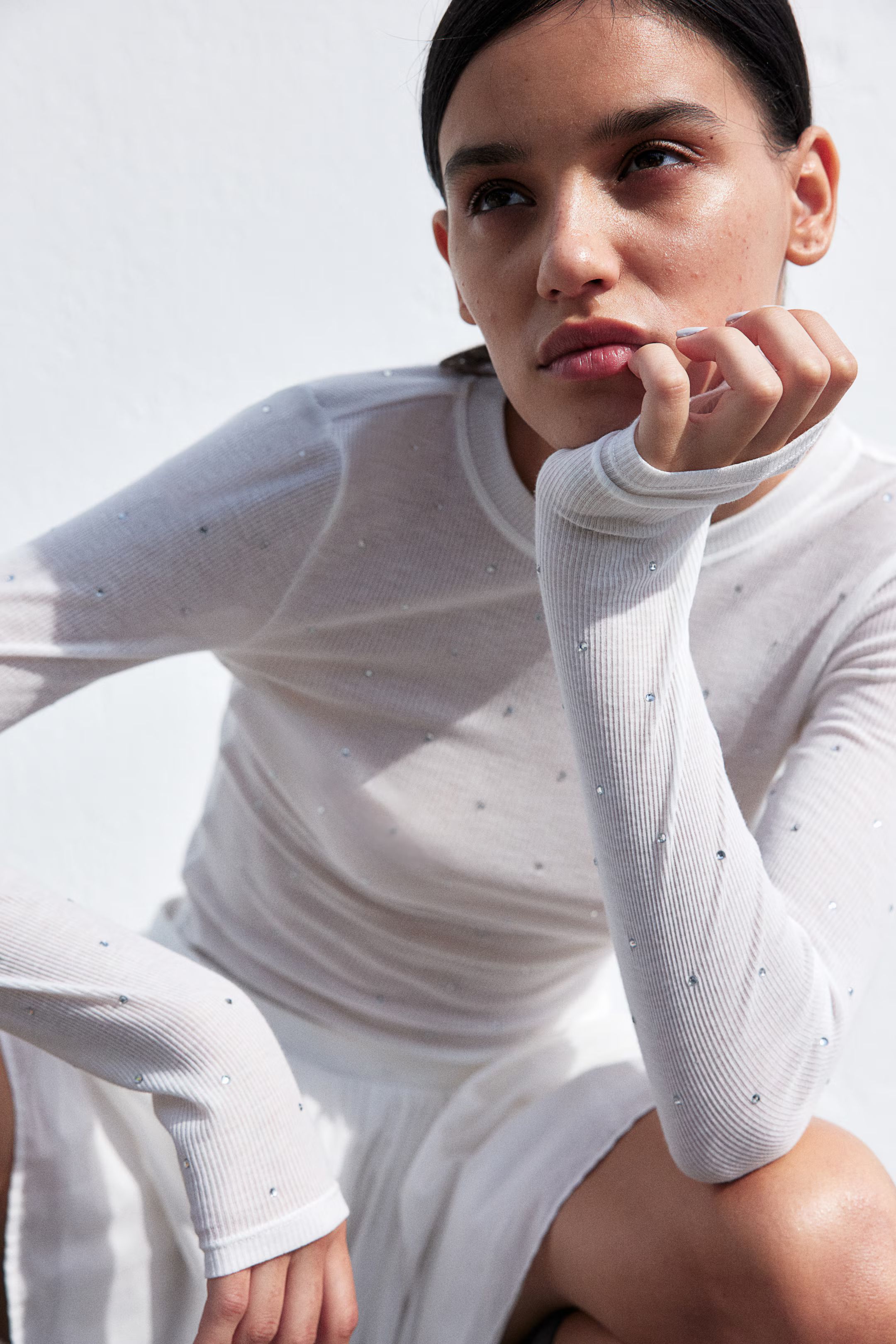 Long-Sleeved Jersey Top | H&M (US + CA)