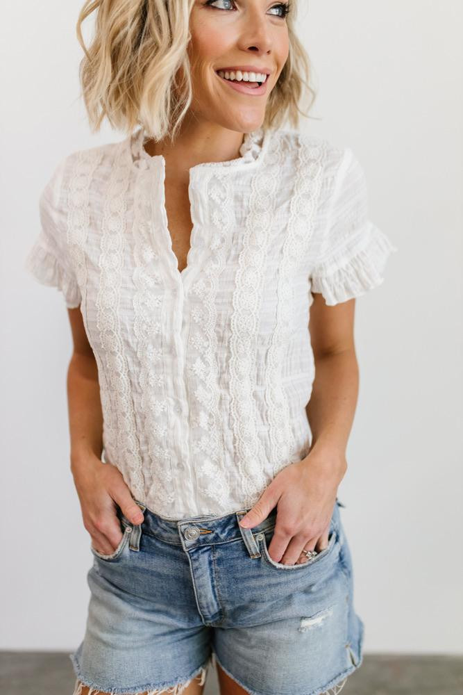 Zara Lace Top | White | Baltic Born