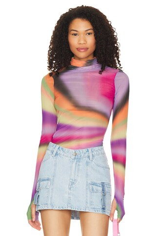 AFRM Zadie Top in Mod Stripe from Revolve.com | Revolve Clothing (Global)
